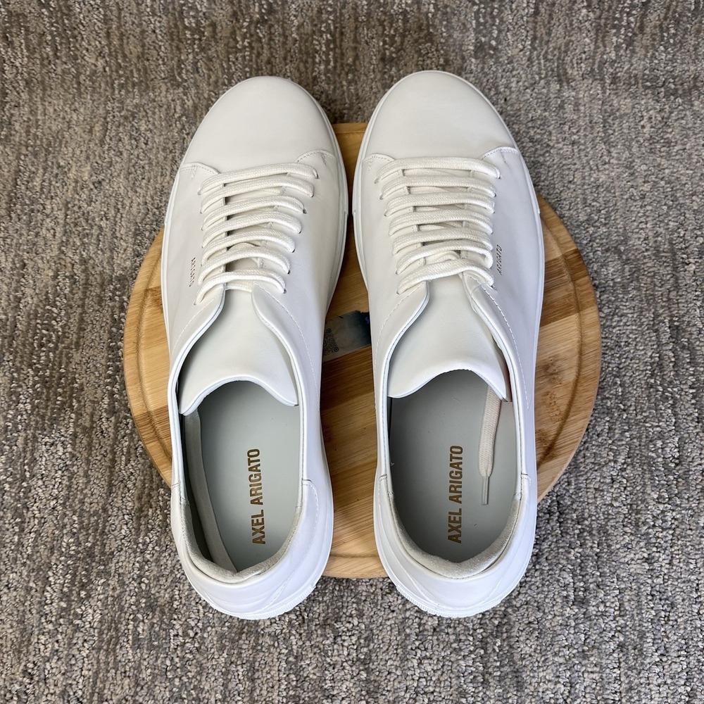 NEW Axel Arigato Clean 90 Sneaker Mens Size 14 White Leather Lace Up Casual Shoe - Picture 5 of 12